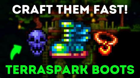 terraspark boots recipe Terraria